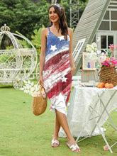 Striped & Star Scoop Neck Midi Cami Dress OutfitFlow